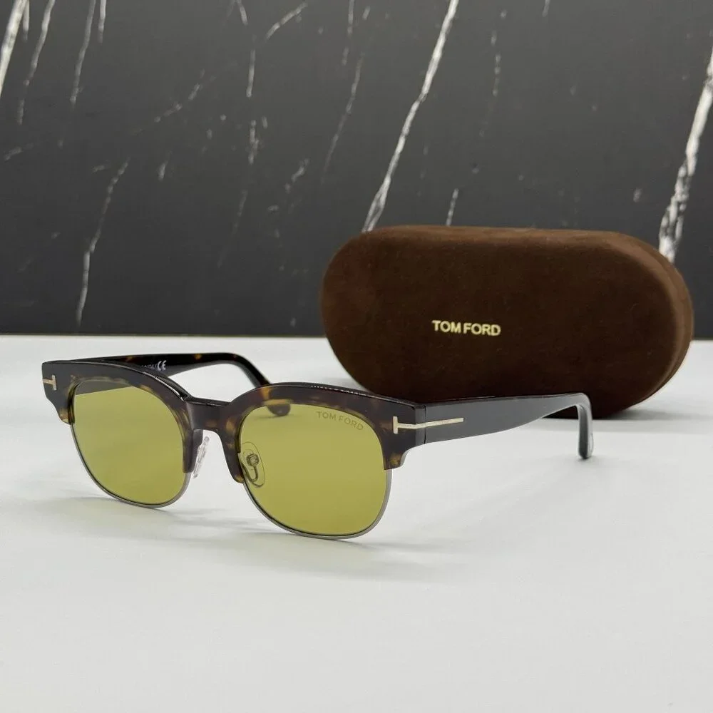 NEW TOM FORD HARRY-02 TF597 52N HAVANA UNISEX SUNGLASSES TOM FORD FT0597 52N